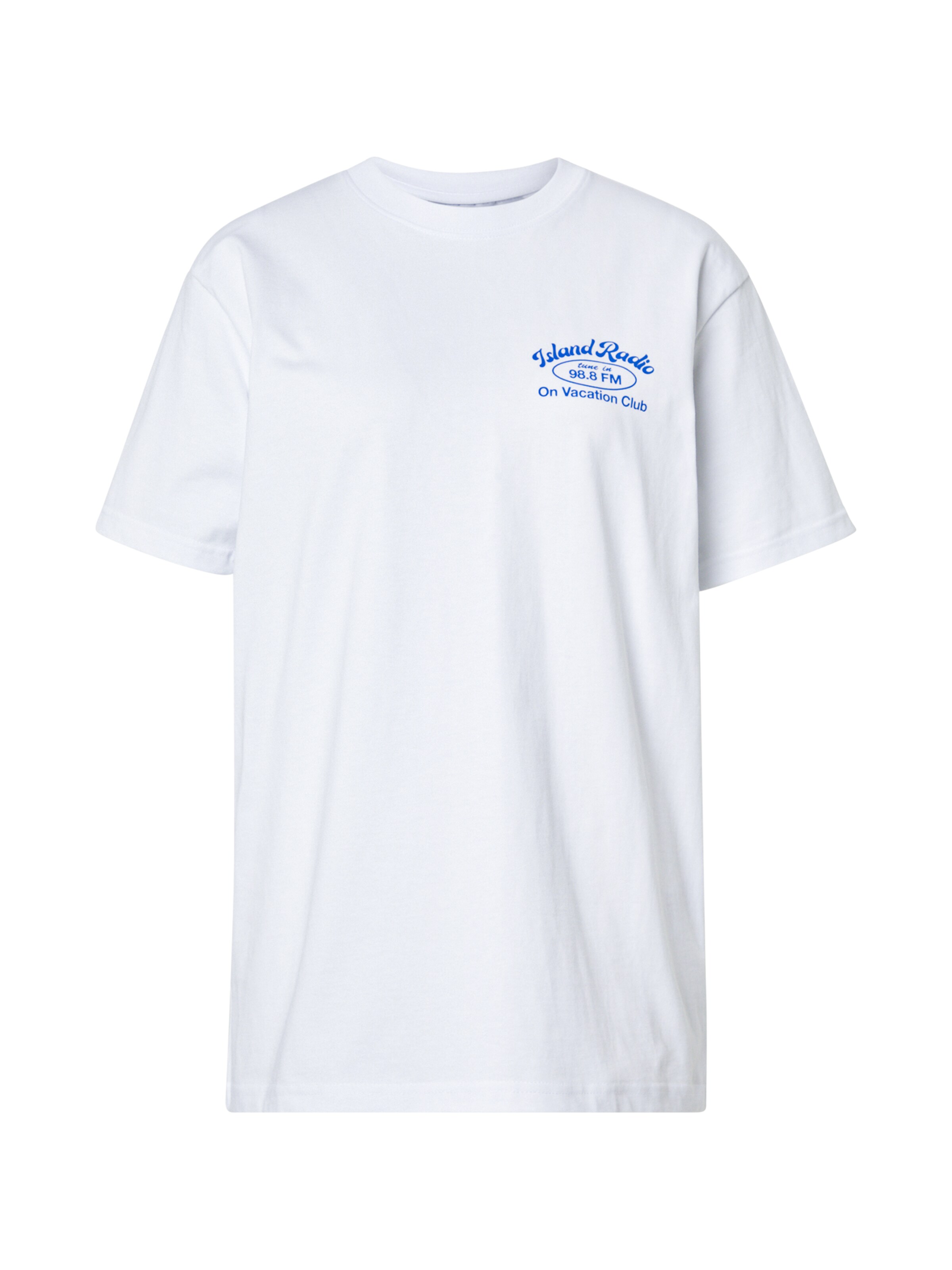 On Vacation Shirt 'Island Radio' in White: front