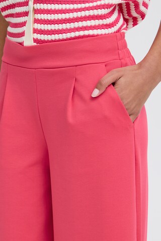 ICHI Wide Leg Hose 'IHKate' in Pink