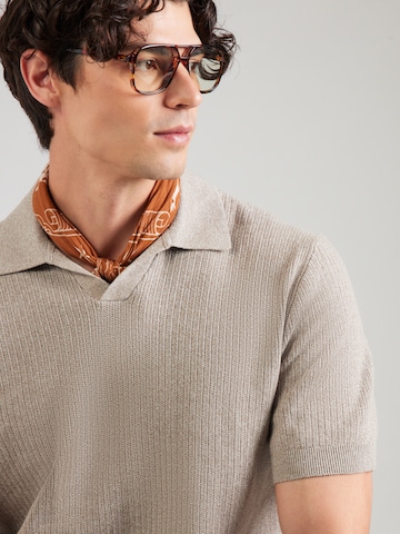 Jack & Jones Premium Μπλουζάκι 'JPRBLUWILBERT' σε καφέ