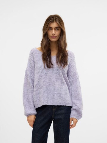 VERO MODA Sweater 'VMJULIETTE' in Purple: front