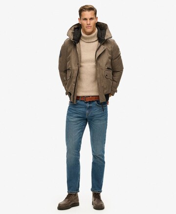 Veste mi-saison Superdry en marron