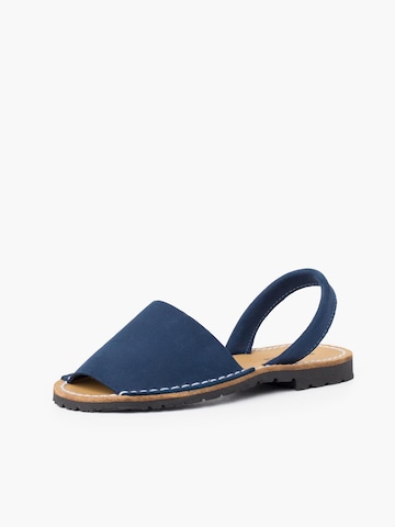Pisamonas Sandals in Blue: front
