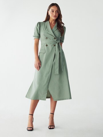 Willa Shirt dress 'ARIEL' in Green: front