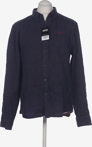 Dockers Button Up Shirt in L in Blue: front