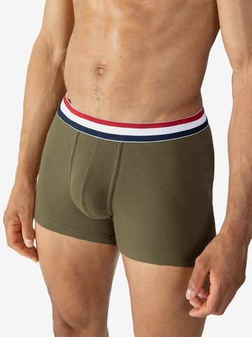 Mey Boxershorts 'RE:THINK RIB' in Groen: voorkant