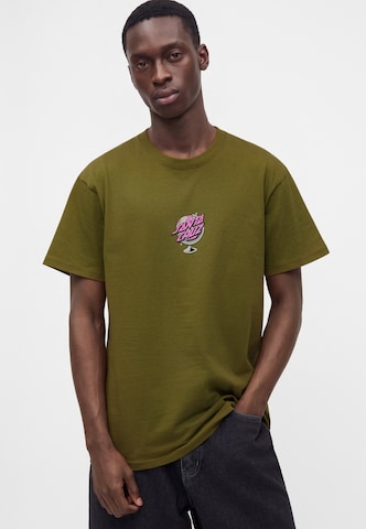 T-Shirt 'Knibbs Cryptic World Centre' Santa Cruz en vert