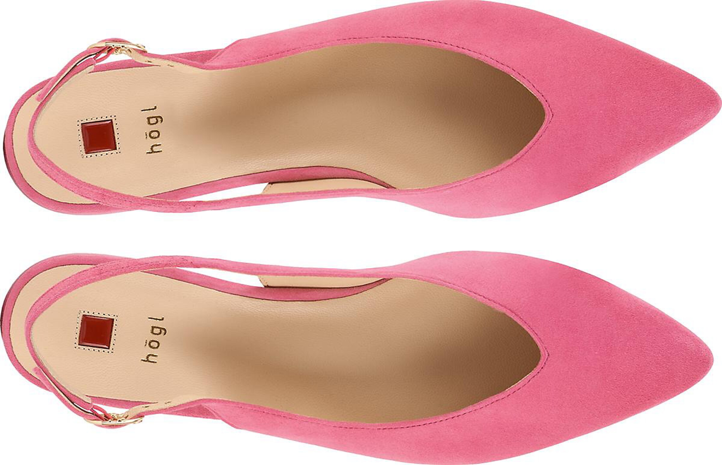 Ballerines 'Mona' Högl en rose