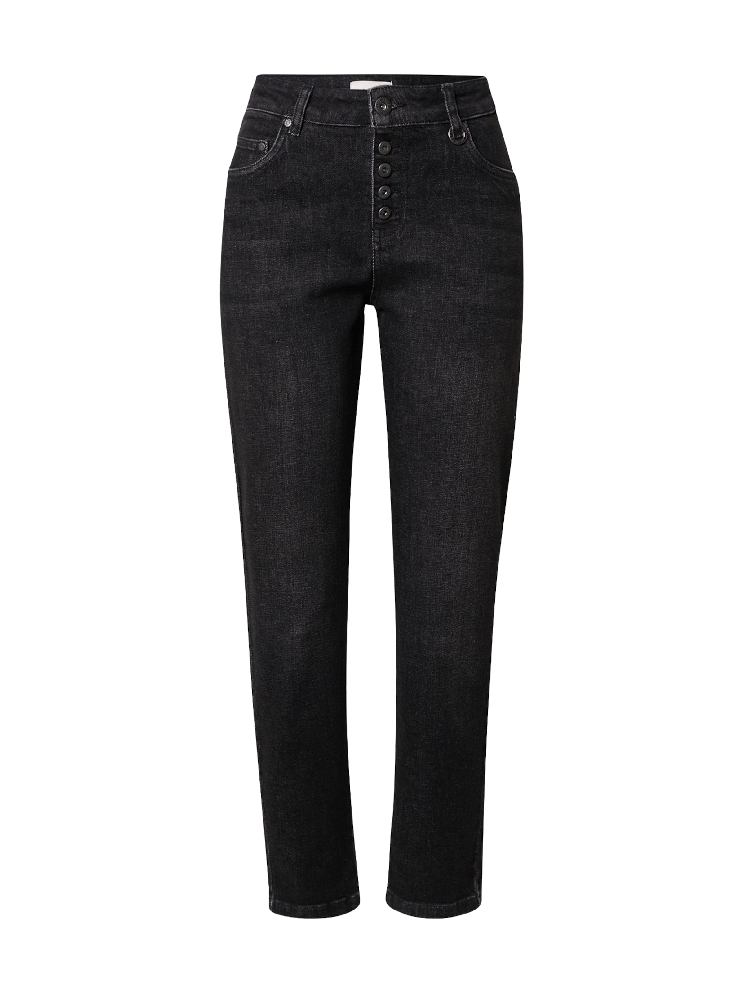 Slimfit Jeans 'PZLIVA' di PULZ Jeans in nero: frontale