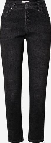 PULZ Jeans - Slimfit Vaquero en negro: frente