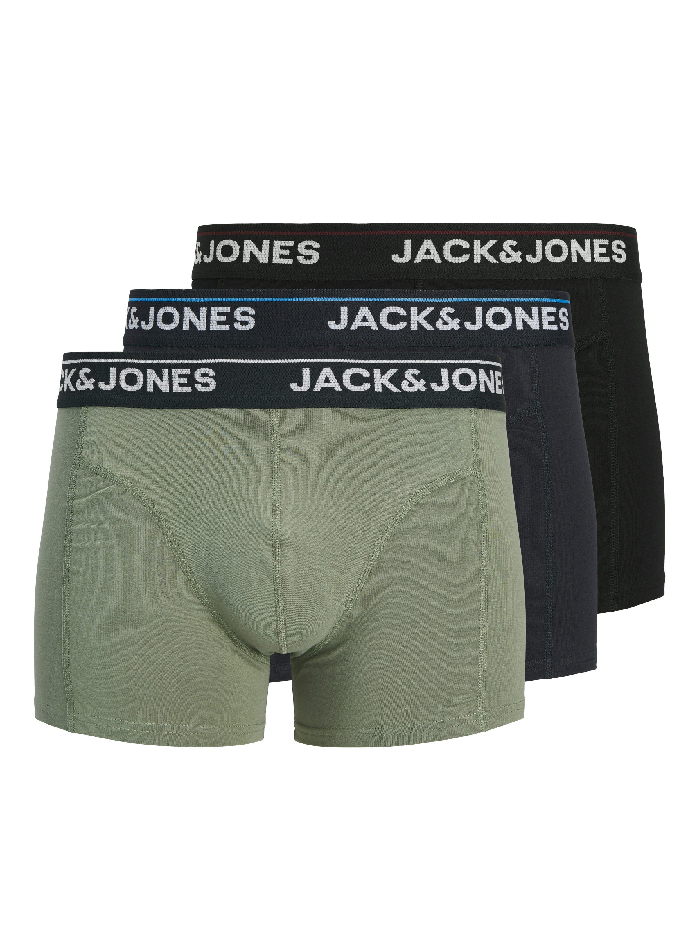 JACK & JONES Boxer shorts in Green: front