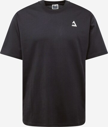 JACK & JONES - Camiseta 'TRIANGLE' en negro: frente