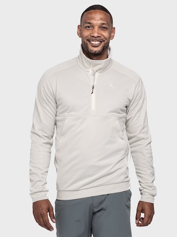 Schöffel Sweater ' Urban CIRC Fleece Style Baguio MNS ' in White: front