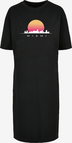 Merchcode Jurk 'Miami X' in Zwart: voorkant