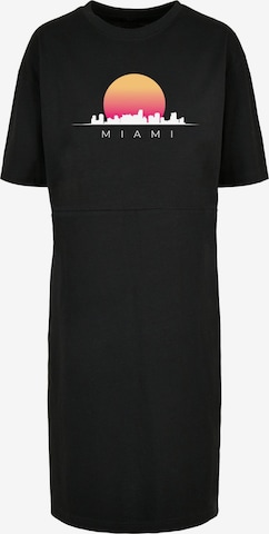 Merchcode Dress 'Miami X' in Black: front