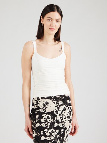 Top di Abercrombie & Fitch in beige: frontale