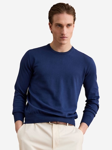 Pull-over Il Lanificio en bleu : devant