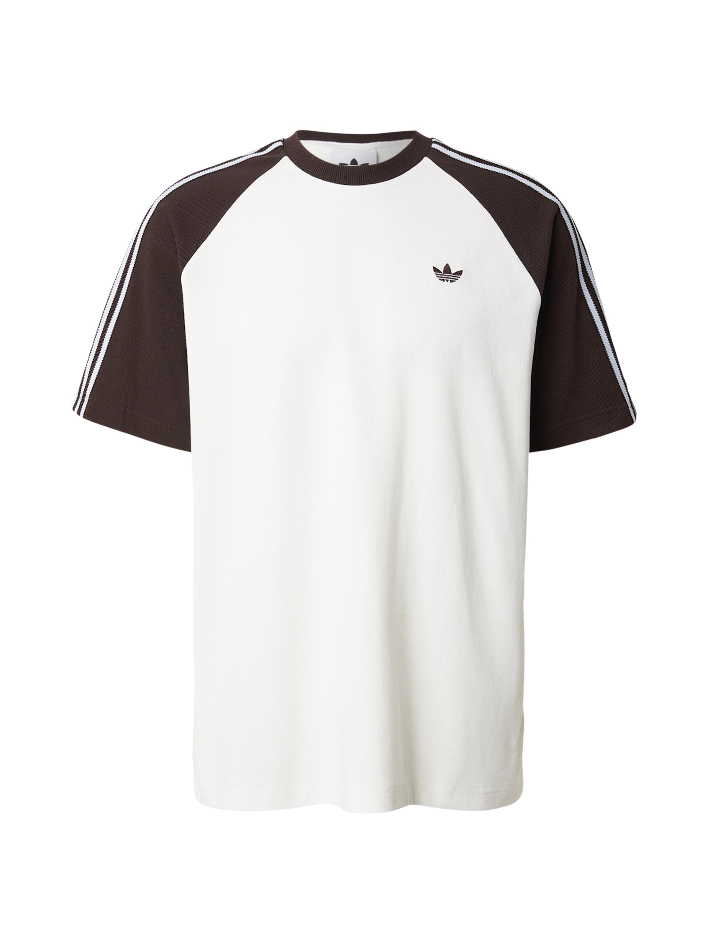 Maglietta 'BRITCORE' ADIDAS ORIGINALS di colore cioccolato / bianco, Visualizzazione prodotti