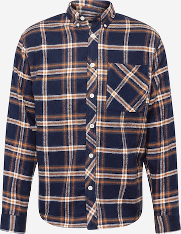 Redefined Rebel Button Up Shirt 'Stephen' in Blue: front