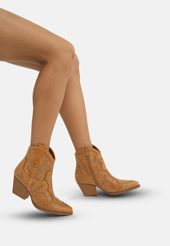 Stivale da cowboy di Salinyang in beige