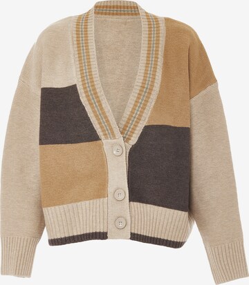 boline Knit Cardigan in Beige: front