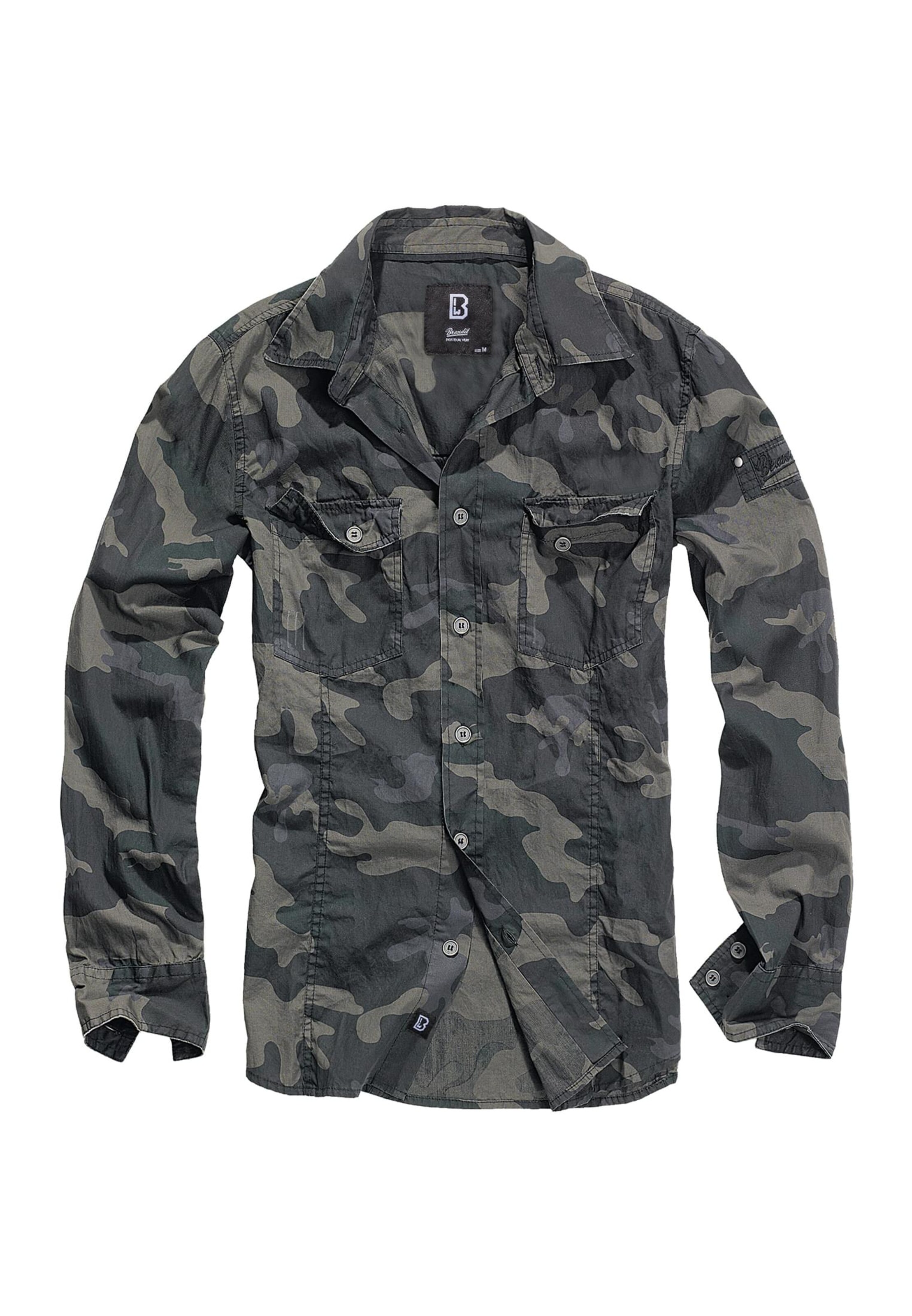 Brandit Skjorta i grön: framsida