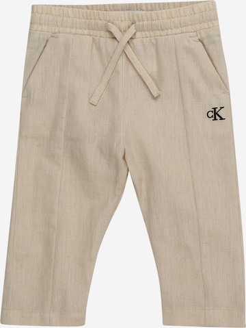 Calvin Klein Jeans regular Bukser i beige: forside