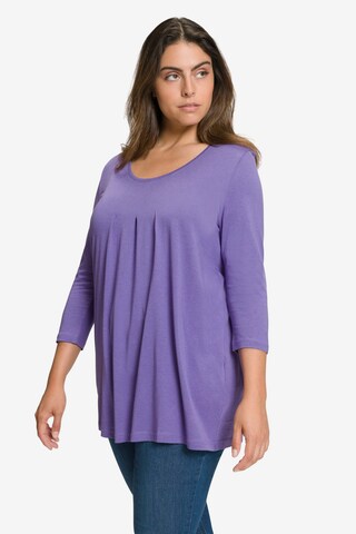 T-shirt Ulla Popken en violet : devant