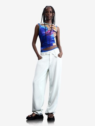 Desigual Top in Blau