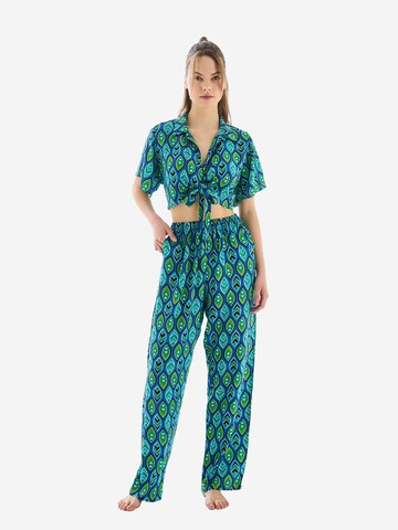 Goldenbay - Loosefit Calças em azul: frente