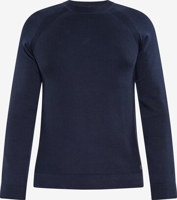 Pull-over DreiMaster Maritim en bleu : devant