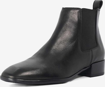 Bottines Dune LONDON en noir : devant