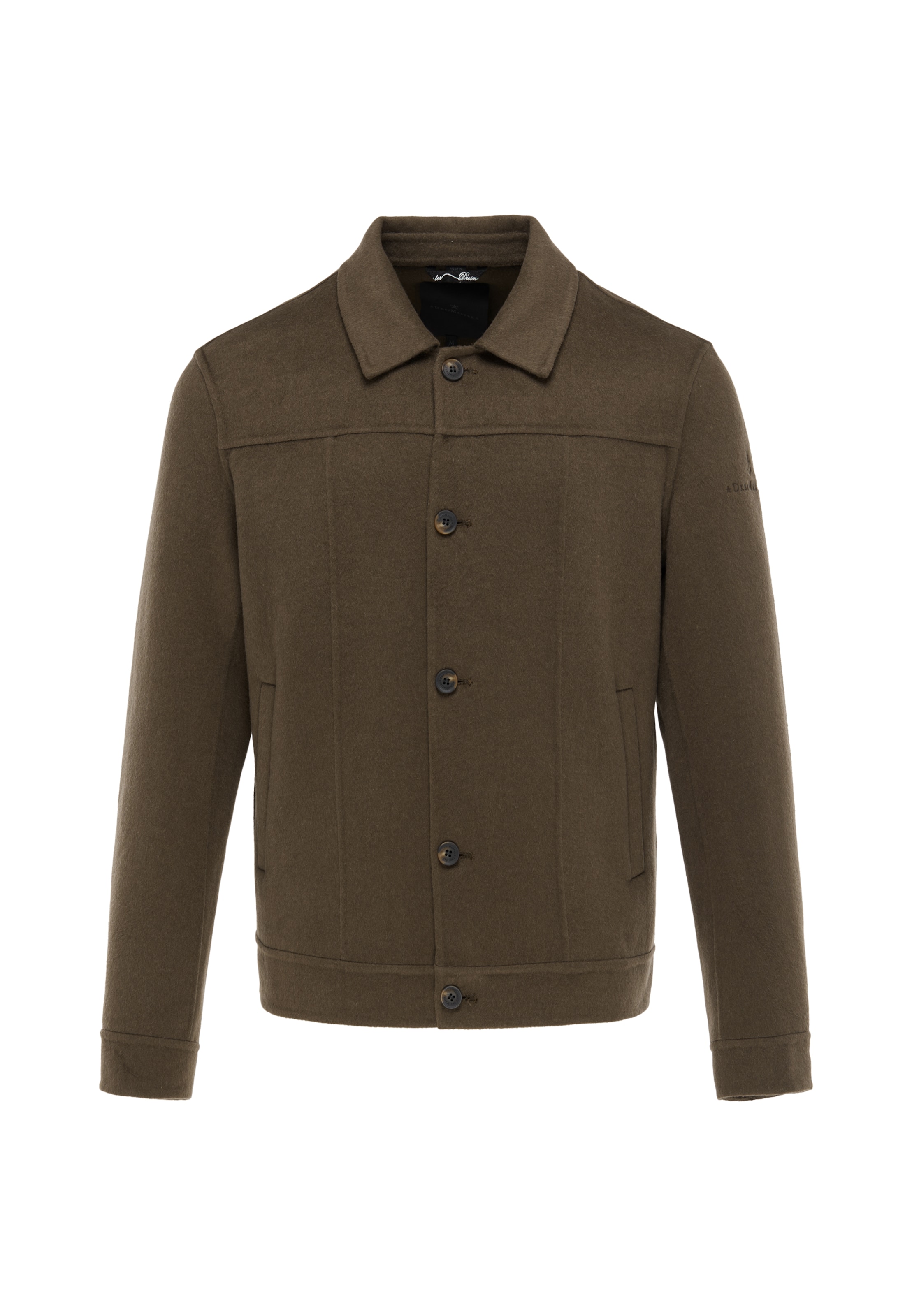 DreiMaster Klassik Between-season jacket in Brown: front