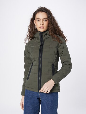 Veste outdoor Kathmandu en vert : devant