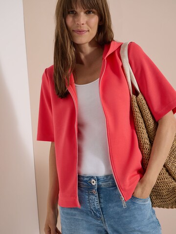 CECIL Sweatjacke in Orange