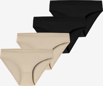 Slip ' Invisible Cotton ' SCHIESSER en beige : devant