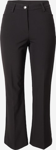 MAC Flared Pantalon 'Aida Kick' in Zwart: voorkant