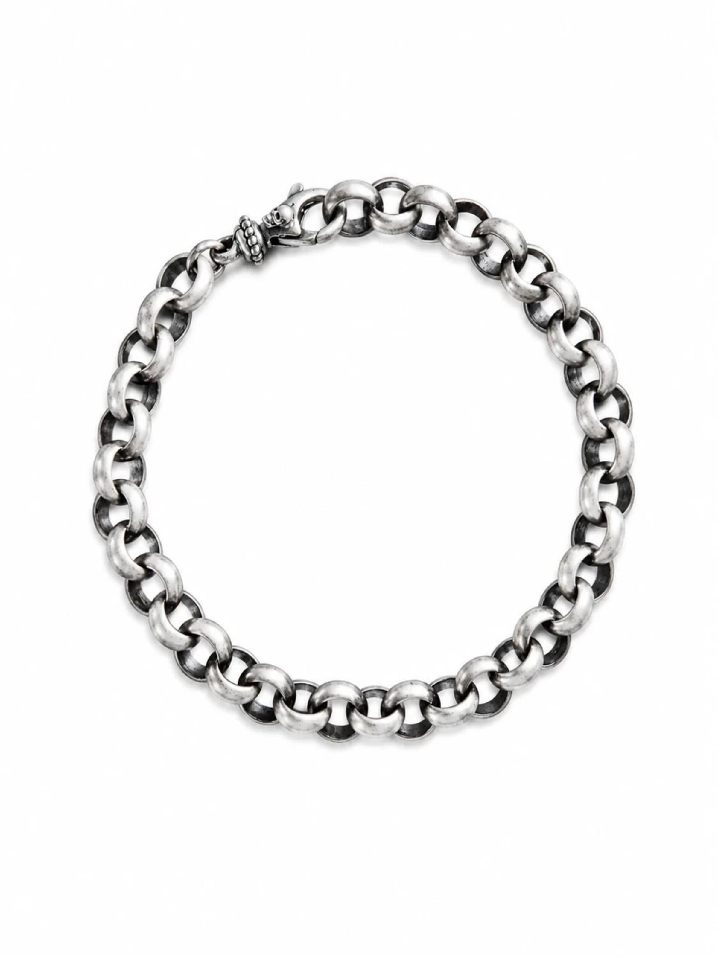 Bracelet 'MUTIG' REYTEL en argent : devant