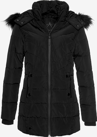 ALPENBLITZ Winter Jacket in Black: front