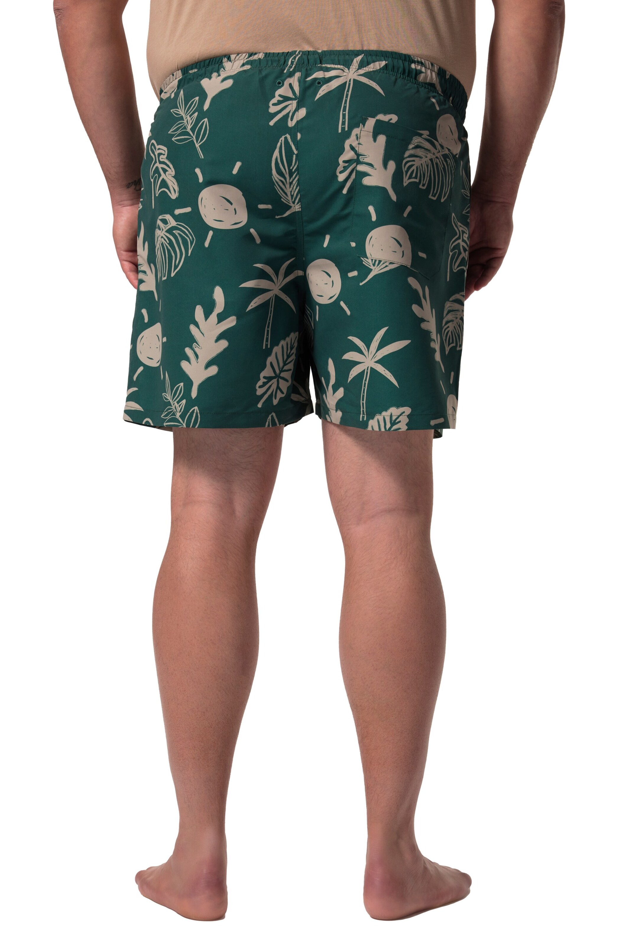 Men Plus Swimming shorts in Green