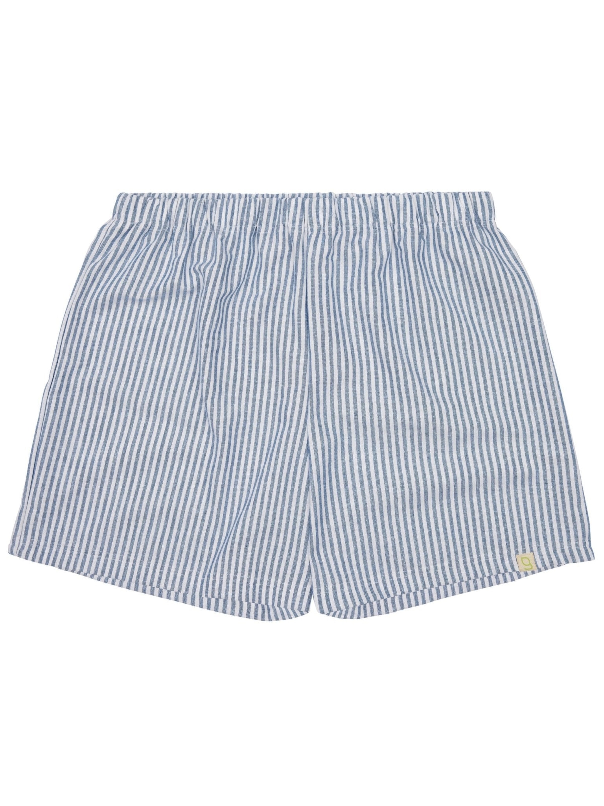 greenjama Pajama Pants in Blue: front