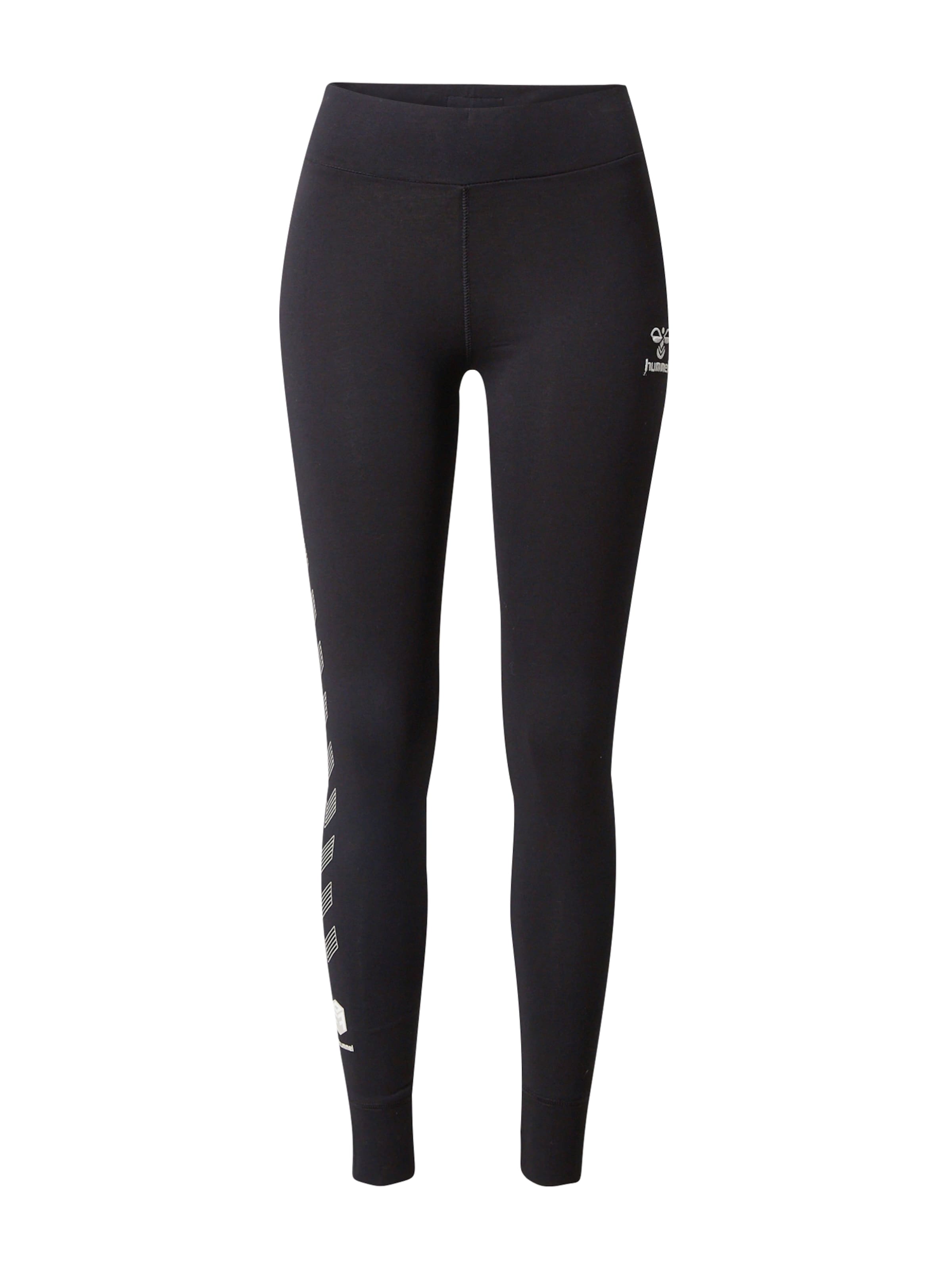Hummel Skinny Sportsbukser 'Move Grid' i sort: forside