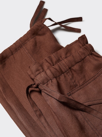 MANGO Loose fit Cargo Pants 'ARLO' in Brown