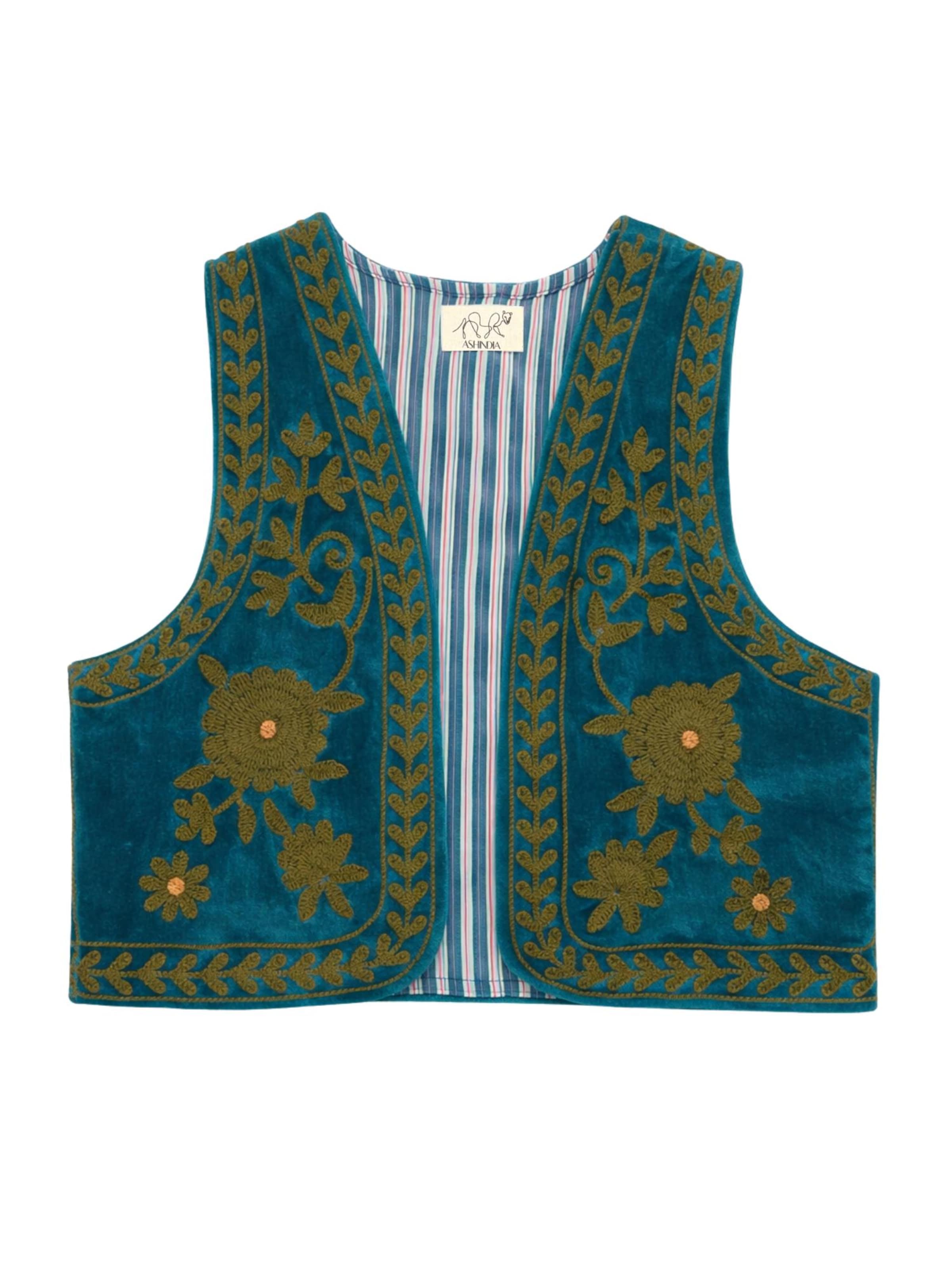 ASHINDIA Vest 'Susi-Weste-ash-2' in Mixed colors: front