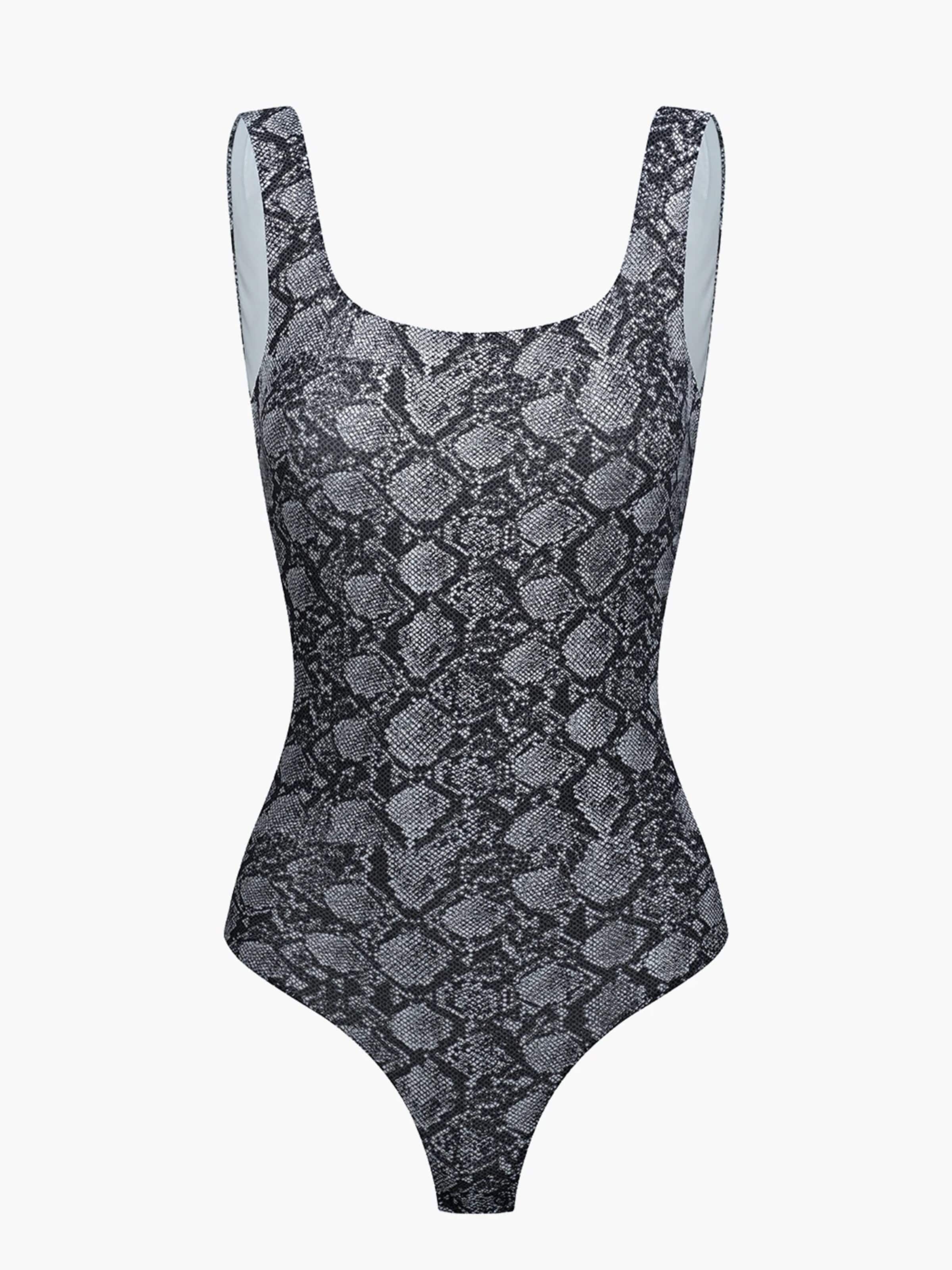 cfab (formerly creamy fabrics) Shapingbody 'Low Back - Body' i grå: framsida