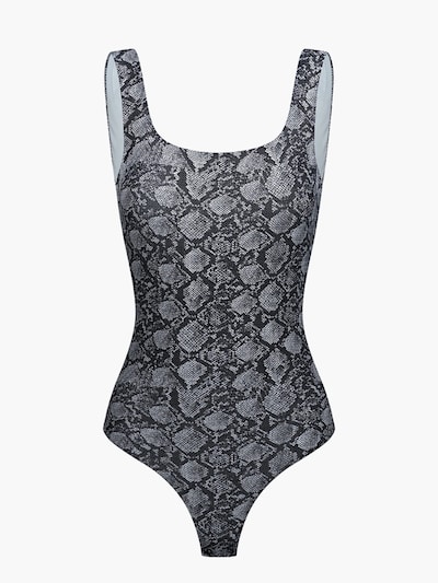 cfab (formerly creamy fabrics) Shaping bodysuit 'Low Back - Body' in XS in Anthracite, Item view