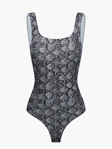 Body modelant 'Low Back - Body' cfab (formerly creamy fabrics) en gris : devant