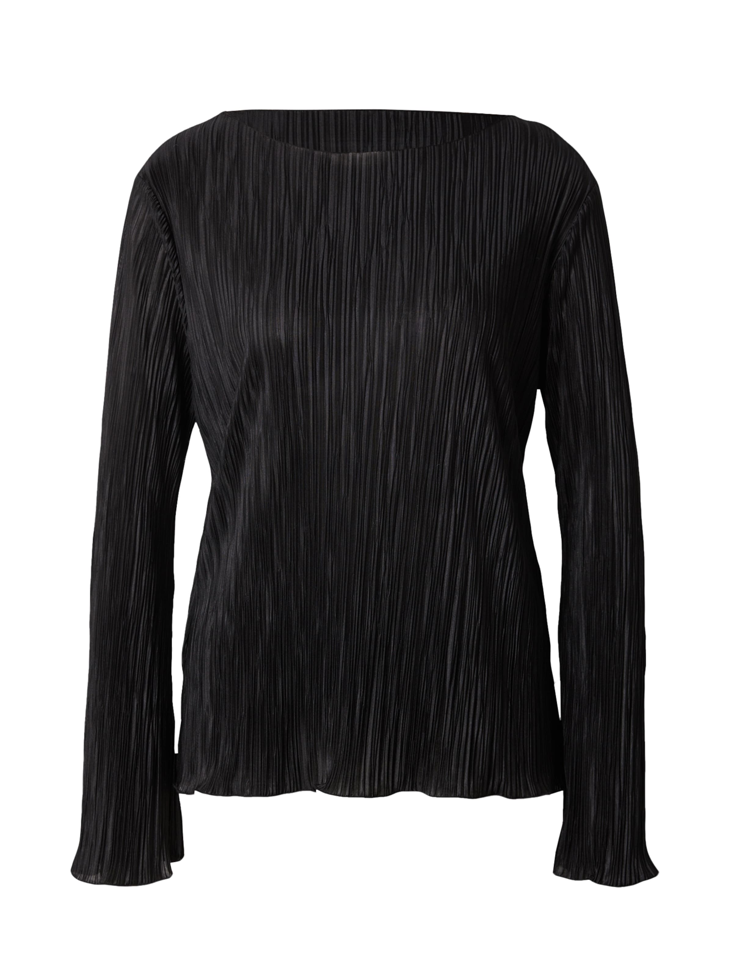 juoda MADS NORGAARD COPENHAGEN Marškinėliai 'Dantel Hartha': priekis