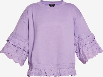 faina Sweatshirt in Lila: predná strana