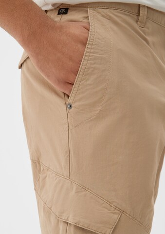 Effilé Pantalon cargo QS en marron