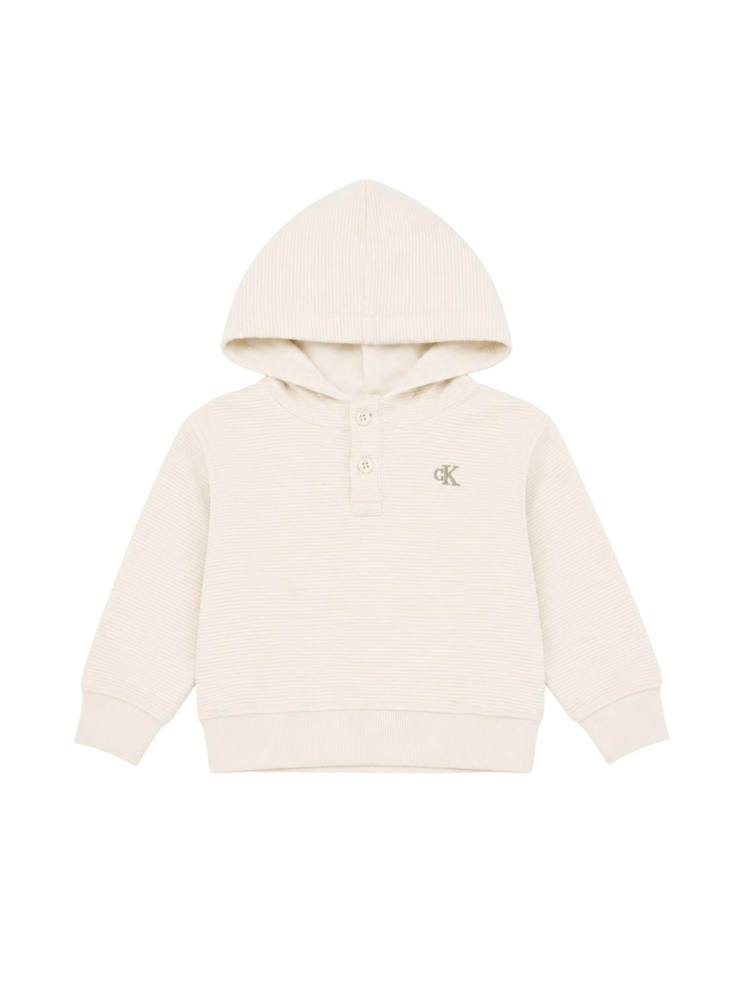 Calvin Klein Kids Sweatshirt in Beige: front